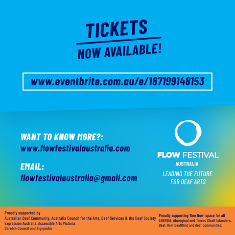 Darebin Festivals - FLOW Festival Australia: One Now